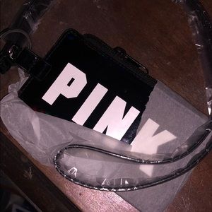 Vs pink lanyard with wallet pouch ! Brand new!